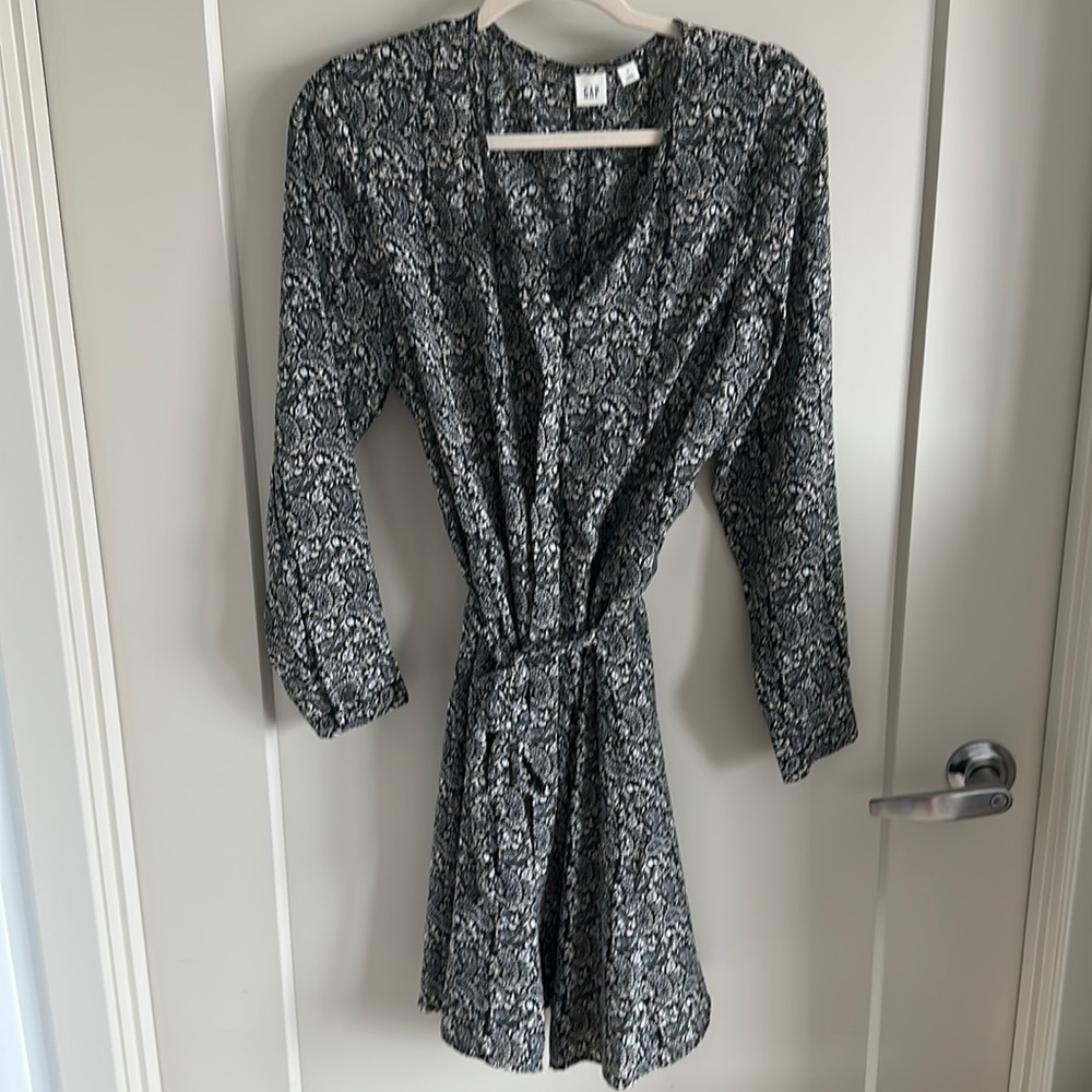 Floral print button up dress with pockets
